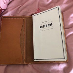 TANNER GOODS LEATHER NOTEBOOK COVER